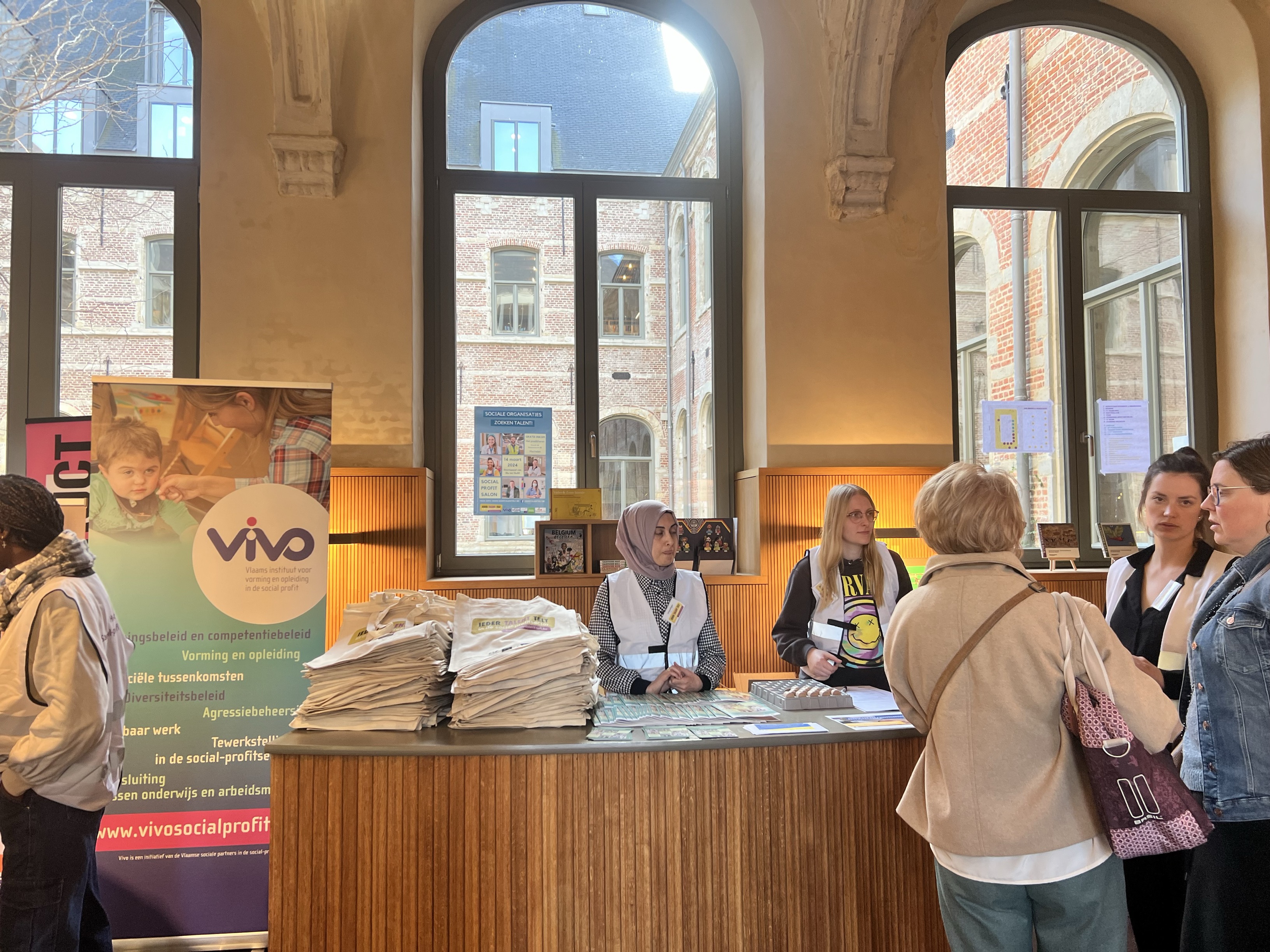 Foto van een Social-Profitsalon