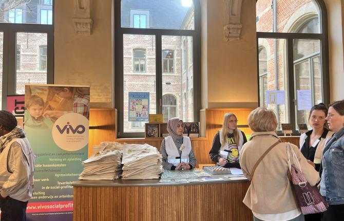 Foto van een Social-Profitsalon