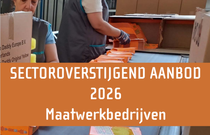 sectoroverstijgend aanbod maatwerkbedrijven 2026