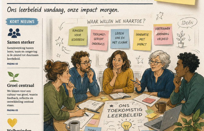 Voorblad van een krant